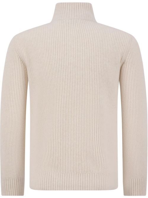 wool cash ribbed half-zip WOOLRICH | CFWOKN2024MRUF5032.853